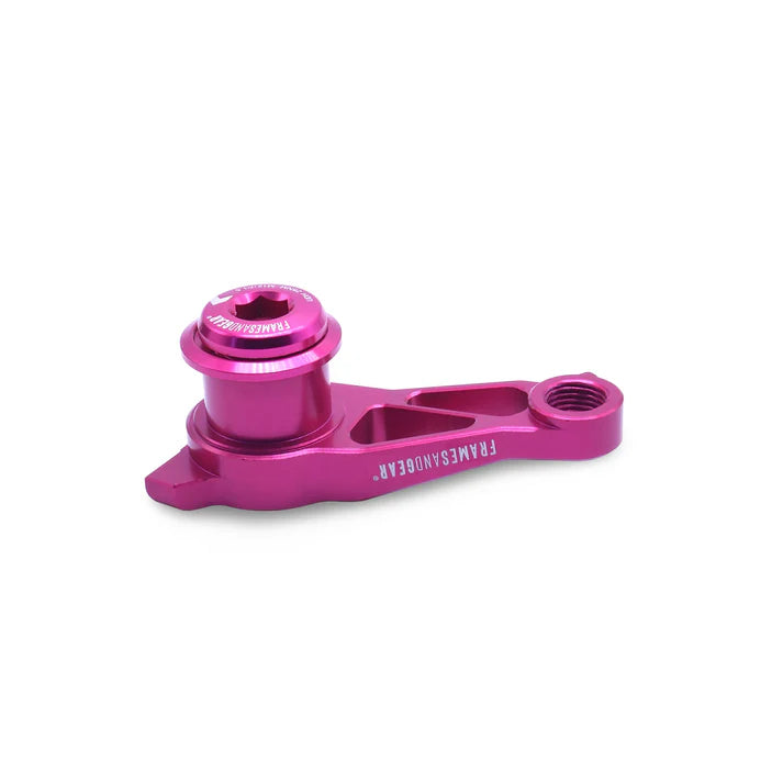 Framesandgear Disc Brake Direct Derailleur Hanger for UDH Systems (Shimano Shifting) P1.0 Pink