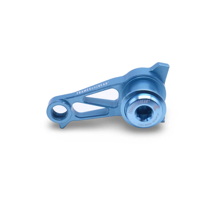 Framesandgear Disc Brake Direct Derailleur Hanger for UDH Systems (Shimano Shifting) P1.0 Celeste