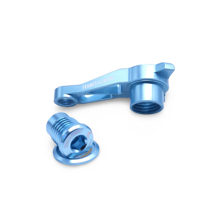 Framesandgear Disc Brake Direct Derailleur Hanger for UDH Systems (Shimano Shifting) P1.0 Celeste